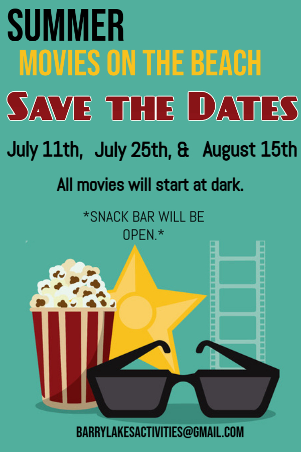 Barry Lakes Recreation - Barry Lakes Movies On The Beach