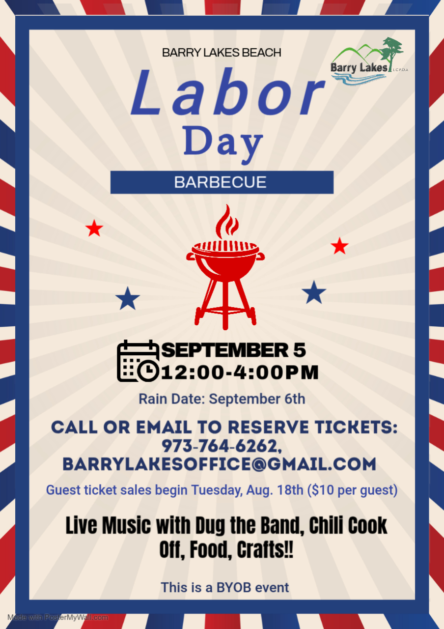 Barry Lakes Recreation - Labor Day Bbq