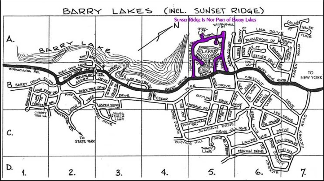 Barry Lakes road map