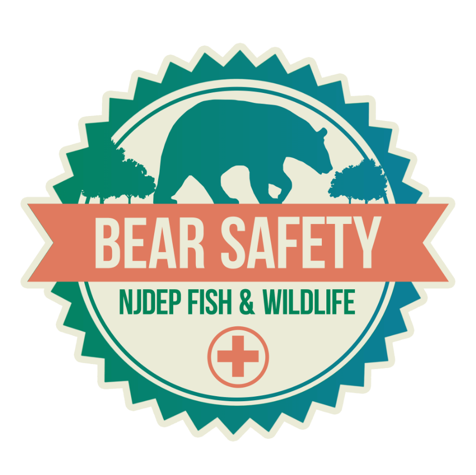 NJ DEP bear safety badge